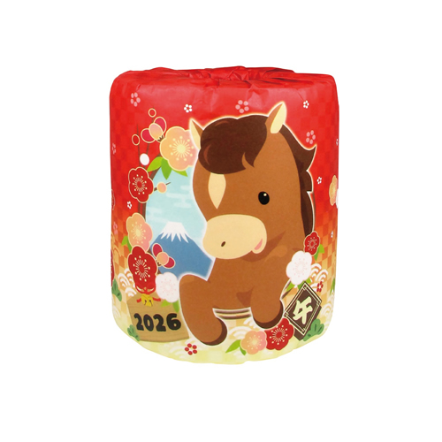 [干支/縁起] 開運招福ロールティッシュ 干支 午