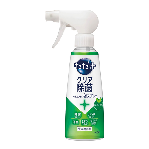 [洗剤ギフト] キュキュット CLEAR泡スプレー 除菌緑茶の香り