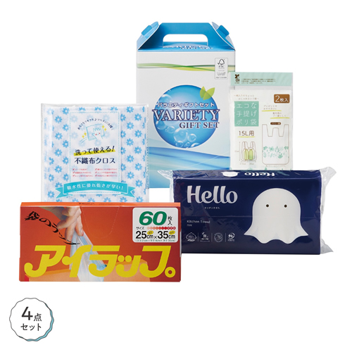 [洗剤ギフト] 生活応援 バラエティ4点セット