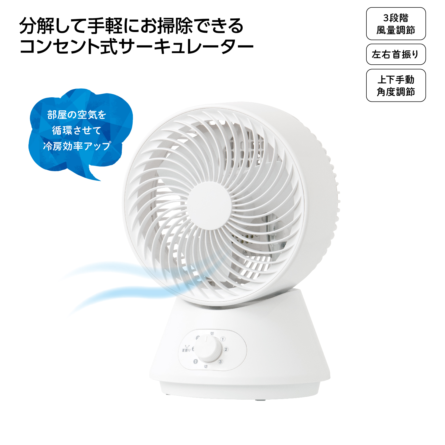 [熱中症対策] ACメカサーキュレーター