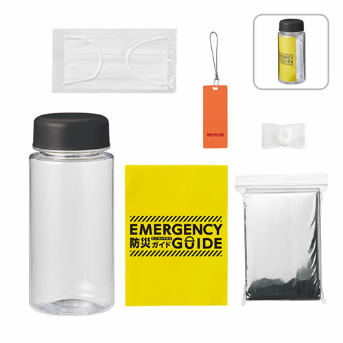 [非常持出しセット] 防災緊急6点セット コンパクトボトルタイプ