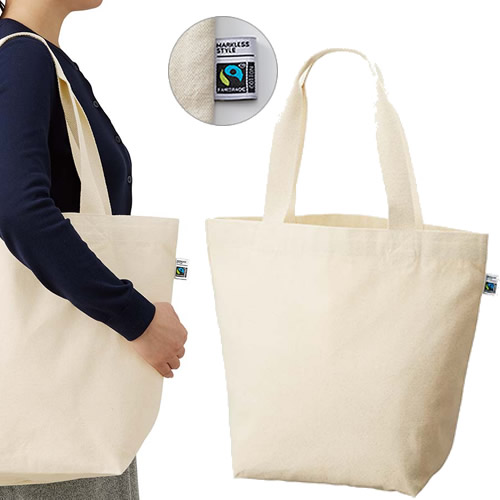 ＜アウトレット売切廃盤＞ フェアトレードコットンキャンバストート（L）