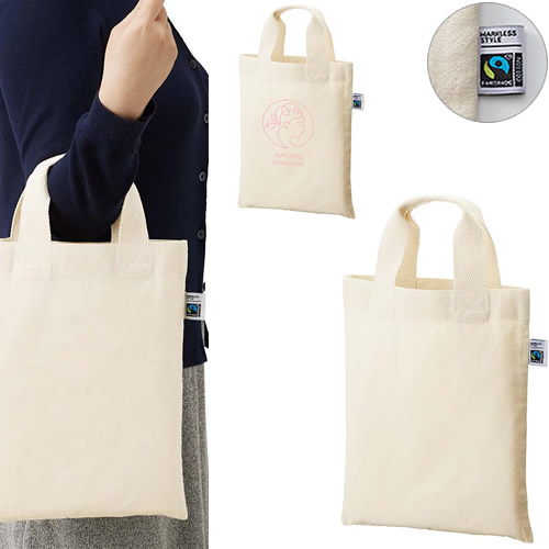 ＜アウトレット売切廃盤＞ フェアトレードコットンA4フラットバッグ