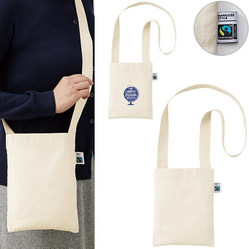 ＜アウトレット売切廃盤＞ フェアトレードコットンサコッシュ