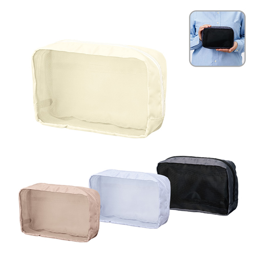 メッシュスクエアポリポーチ