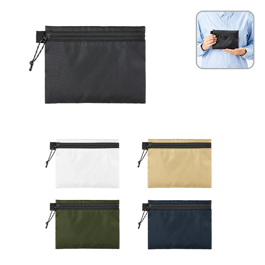 リップストップフラットポーチ（S）