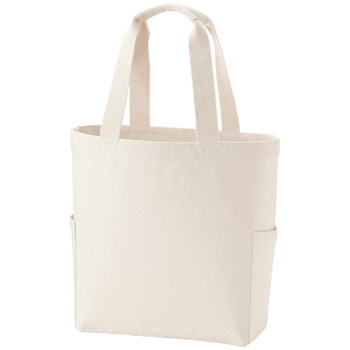 [ポケット付バッグ] 厚手キャンバスマルチトート