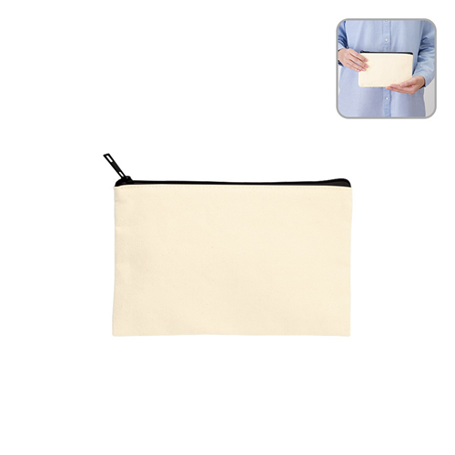 キャンバスフラットポーチ（S）