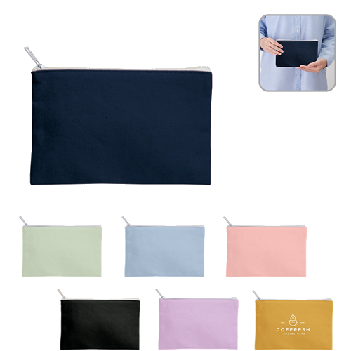 キャンバスフラットポーチ（S）