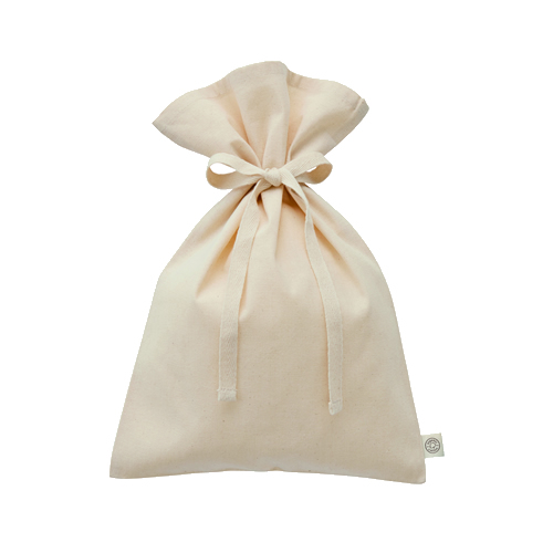 ＜アウトレット売切廃盤＞オーガニックコットンラッピング巾着（M）