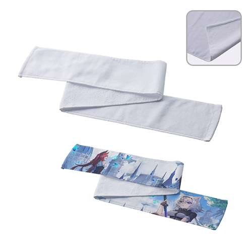 ＜アウトレット売切廃盤＞ [名入れタオル] プリントしやすいコットンシャーリングネックタオル