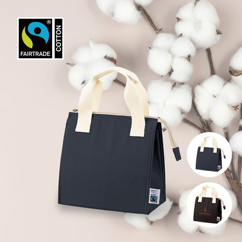 フェアトレードコットンスクエア保冷トート（S）