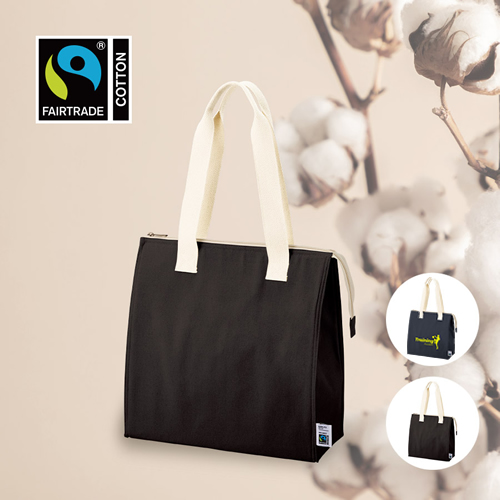 フェアトレードコットンスクエア保冷トート（M）