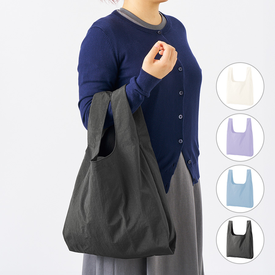 ワッシャーナイロンマルシェバッグ（L）