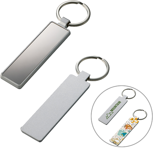 ミラー付メタルキーホルダー スティック