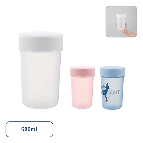 目盛り付シンプルシェイカーボトル680ml