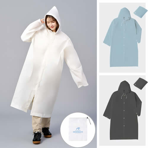 携帯レインコート（巾着付）