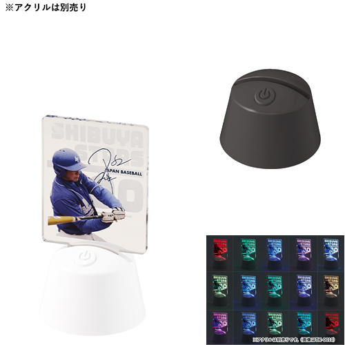 ＜アウトレット売切廃盤＞ ライティングスタンドコンパクト ラウンド（アクリル板対応）