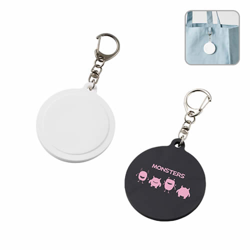 ラバーキーホルダー（ラウンド型）