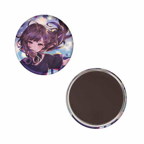 ＜名入れ代不要 印刷0円＞缶マグネット φ76mm