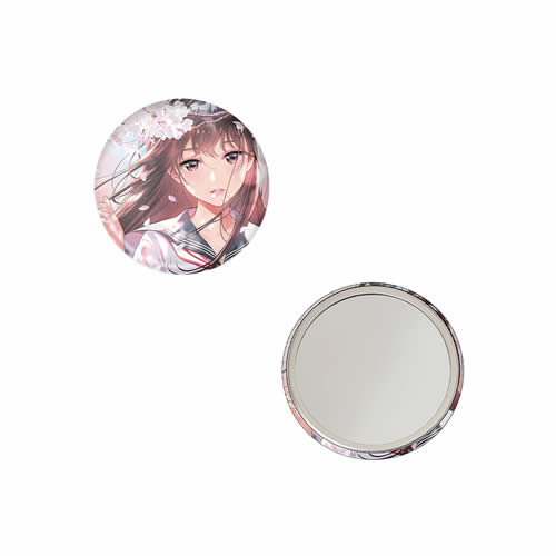 ＜名入れ代不要 印刷0円＞缶ミラー φ57mm