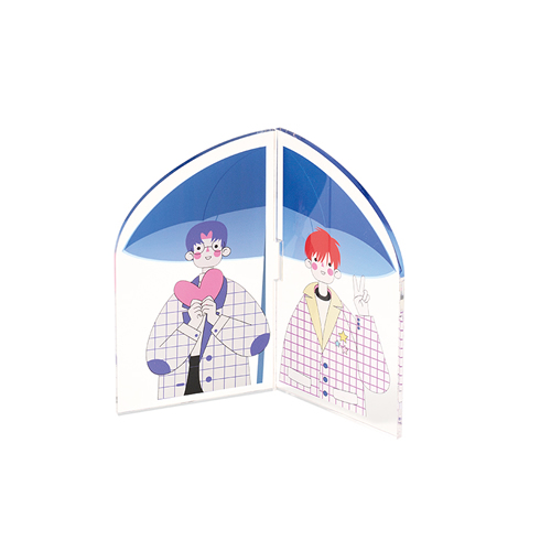 ＜名入れ代不要 印刷0円＞アクリルフォトパネル（L）