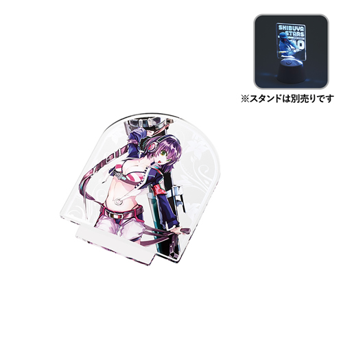 ＜名入れ代不要 印刷0円＞アクリルライティングスタンドコンパクト ラウンド用プレート