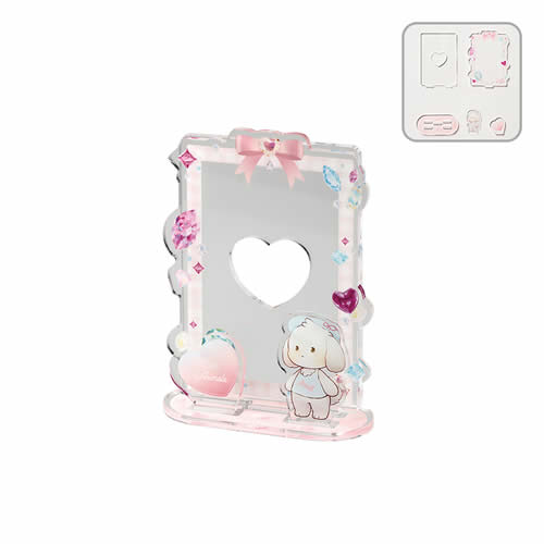 ＜名入れ代不要 印刷0円＞アクリルトレカスタンド デコパーツ（S）2個