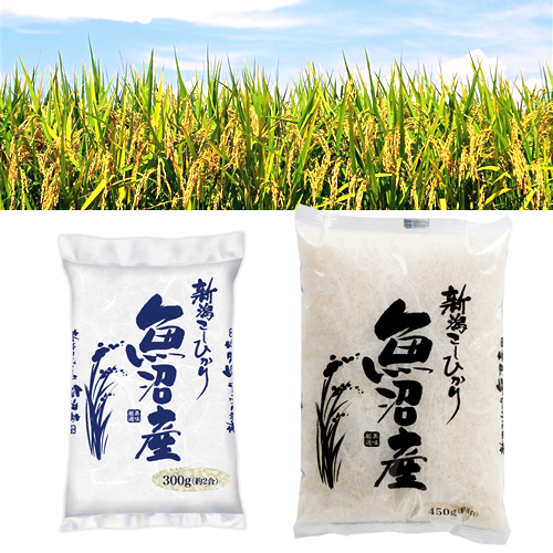 [お米ギフト] 魚沼産コシヒカリ300g