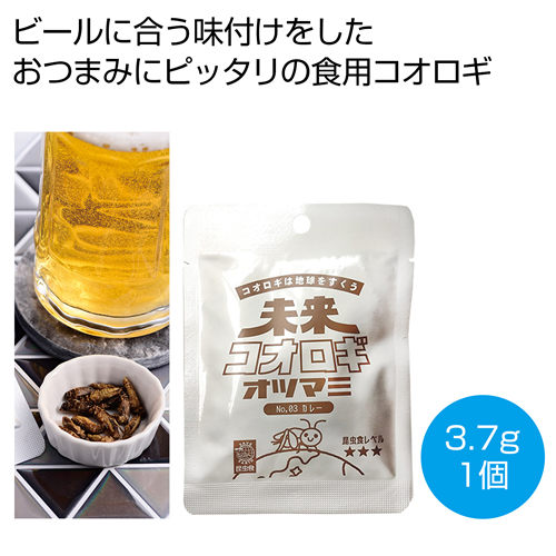 [食品ノベルティ] 未来コオロギ オツマミ カレー3.7g