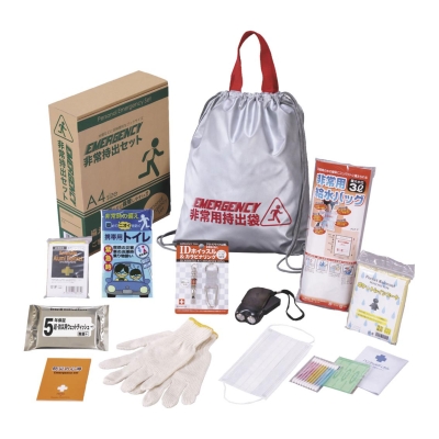 [非常持出しセット] 非常持出12点セット