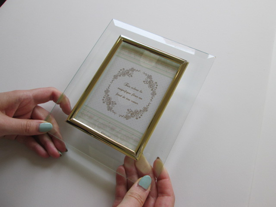 ノベルティ:ガラスフレーム