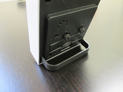 ノベルティ:アナログクロック&室温計 黒×白