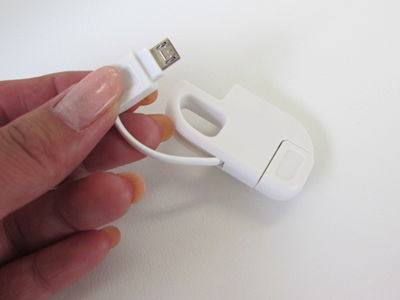 ノベルティ:USBミニチャージャーマイクロUSB