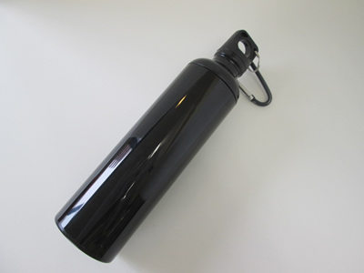 ノベルティ:ボトルケースアンブレラ カラビナ付 Aブラック