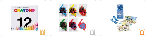 <ベスト3> キャラクターグッズ・玩具・お子様文具