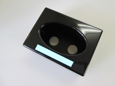 ノベルティ:ポケットティッシュケース 黒