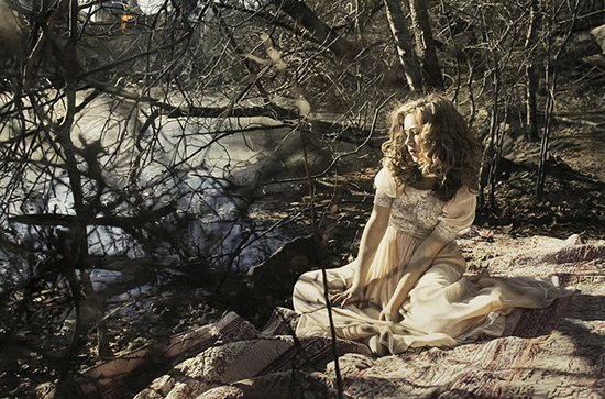 Untitled; Megan in the Park, oil on canvas, 36 x 54 in, 2010