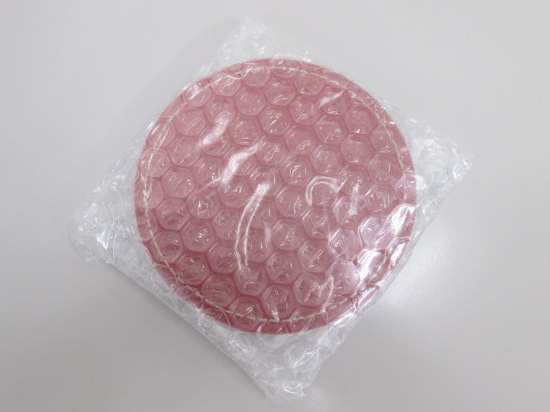 ノベルティ:コースター(丸型) レッド