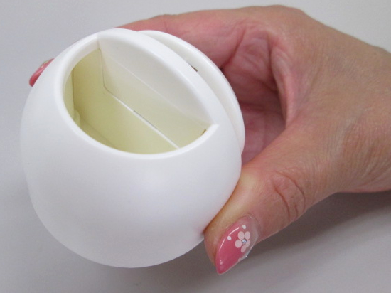 ノベルティ:クリップホルダー&メモスタンド 白