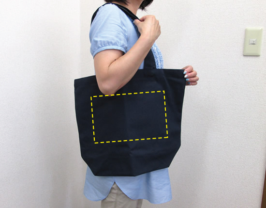 ノベルティ:キャンバスデイリートート(L) ミッドナイトブルー