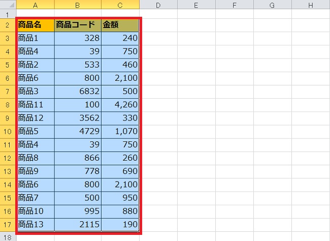 ＜エクセル＞ 重複しているデータを一瞬で削除する小技
