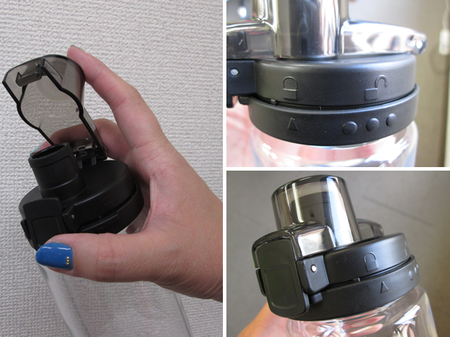 ノベルティ:ワンタッチクリアボトル クリア