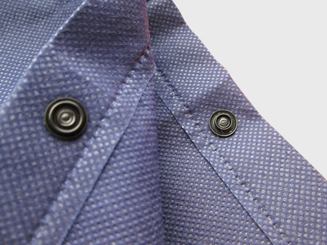 ノベルティ：[ホック付バッグ] カジュアルトート 小 紺