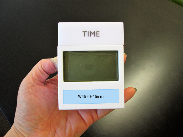 ノベルティ:キューブ型4ファンクションクロック