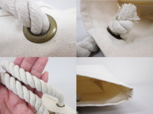 ノベルティ：キャンバスマリントート（S） ナチュラル