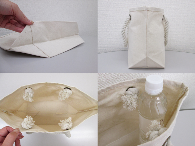 ノベルティ：キャンバスマリントート（S） ナチュラル