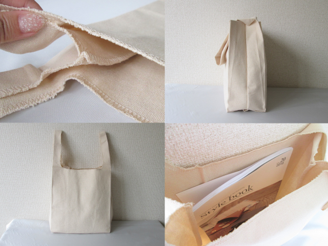 ノベルティ：キャンバスマルシェバッグ ナチュラル