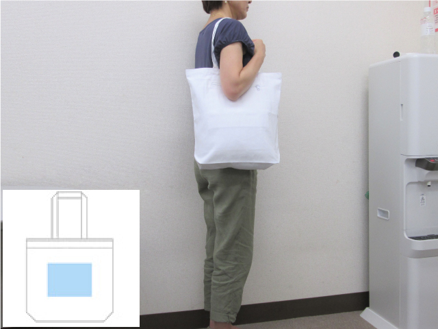 ノベルティ:キャンバスエコバッグ(大) 白