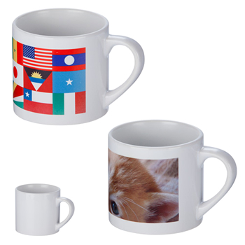 フルカラー転写対応陶器マグカップ(170ml) 白